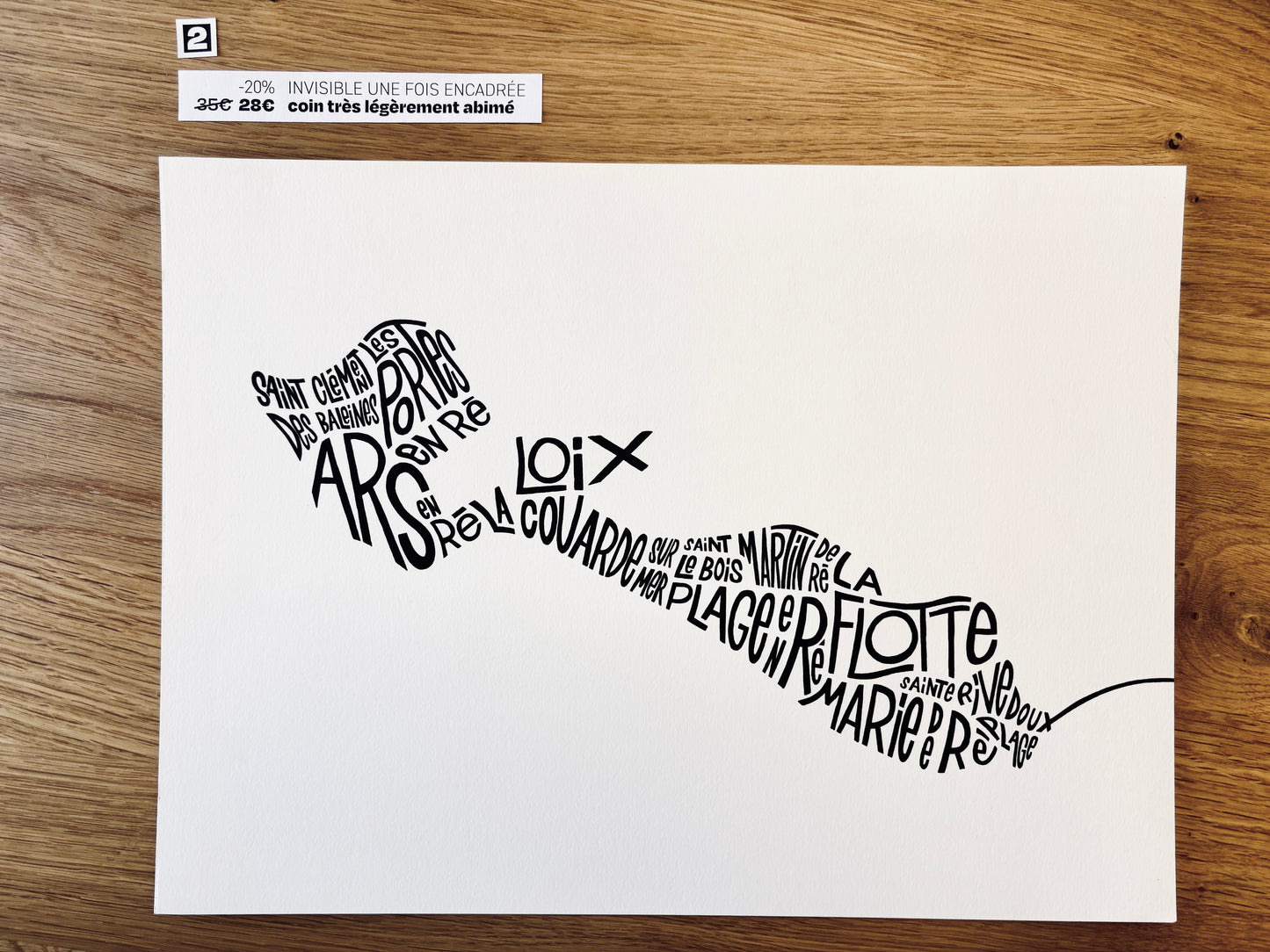 Les imparfaits - Île de Ré 30x40cm