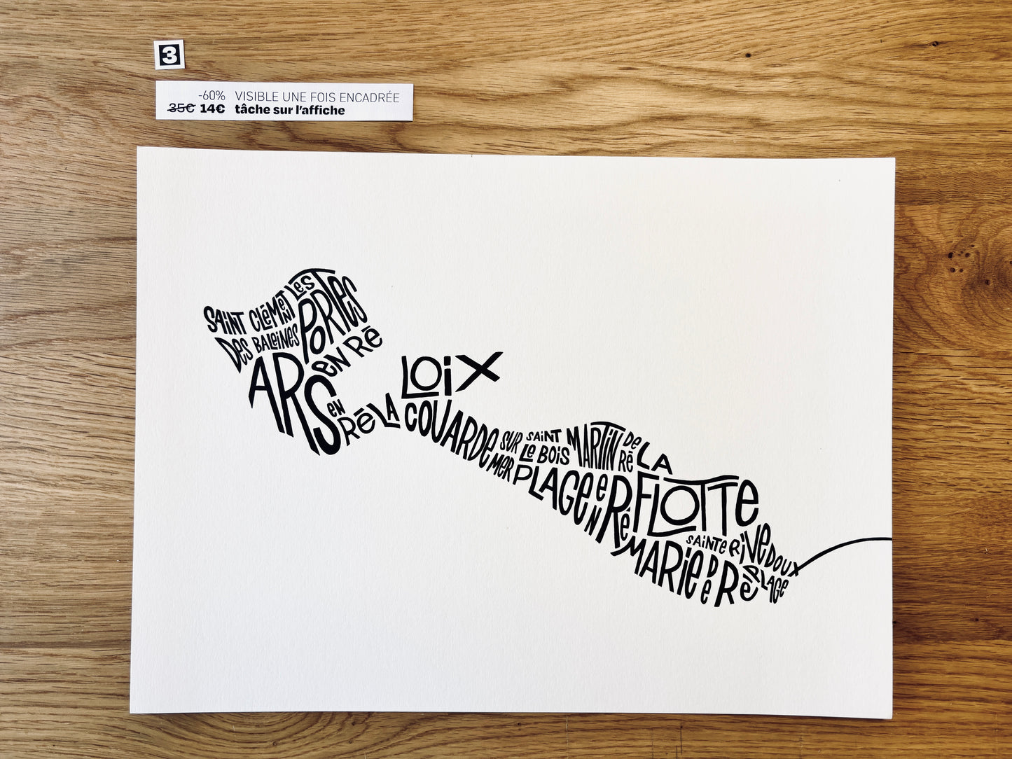 Les imparfaits - Île de Ré 30x40cm