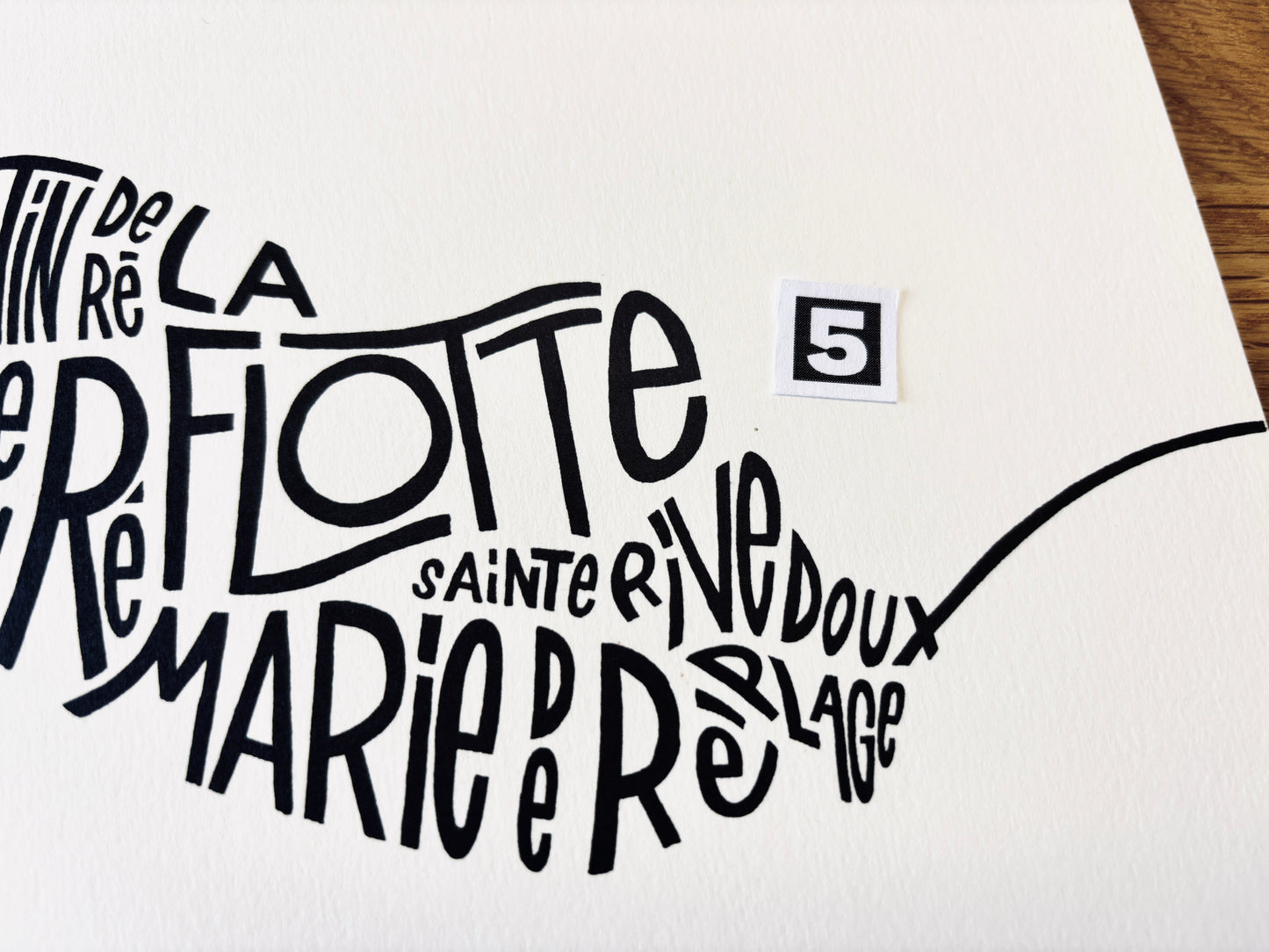 Les imparfaits - Île de Ré 30x40cm
