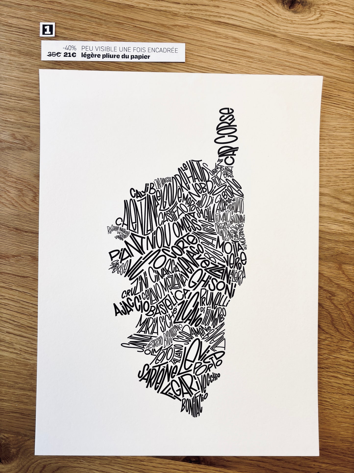 Les imparfaits - Corse 30x40cm