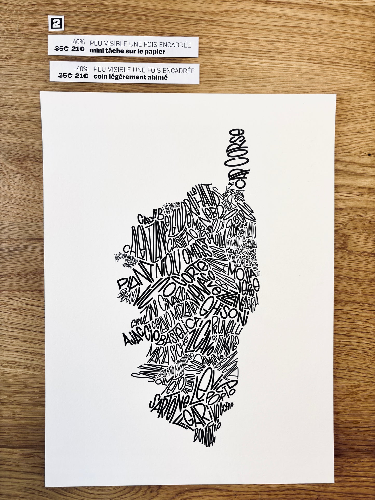 Les imparfaits - Corse 30x40cm