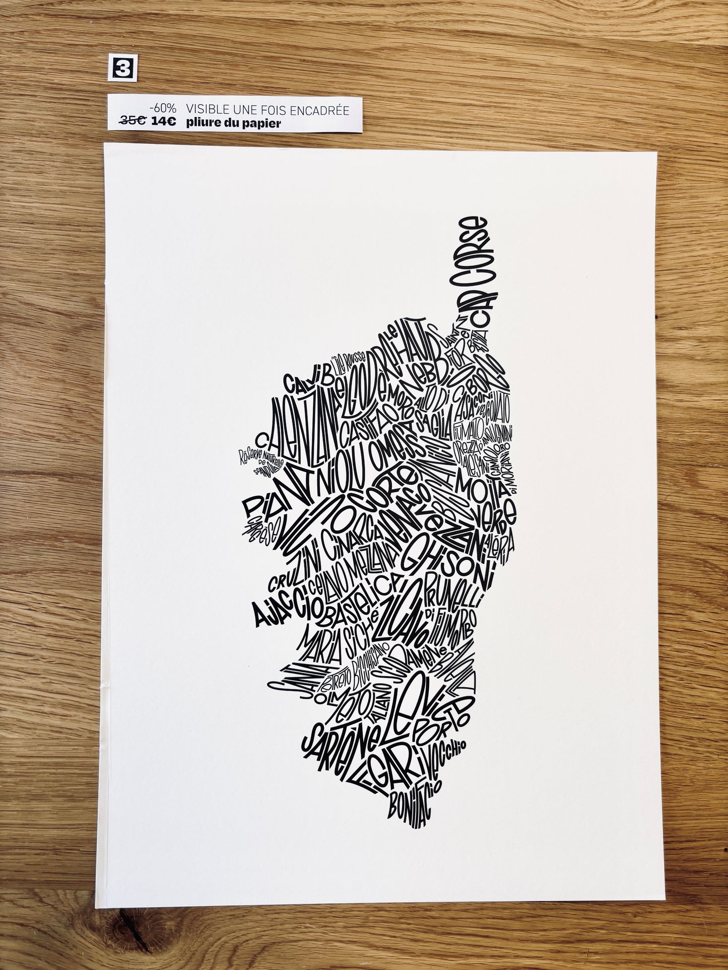 Les imparfaits - Corse 30x40cm
