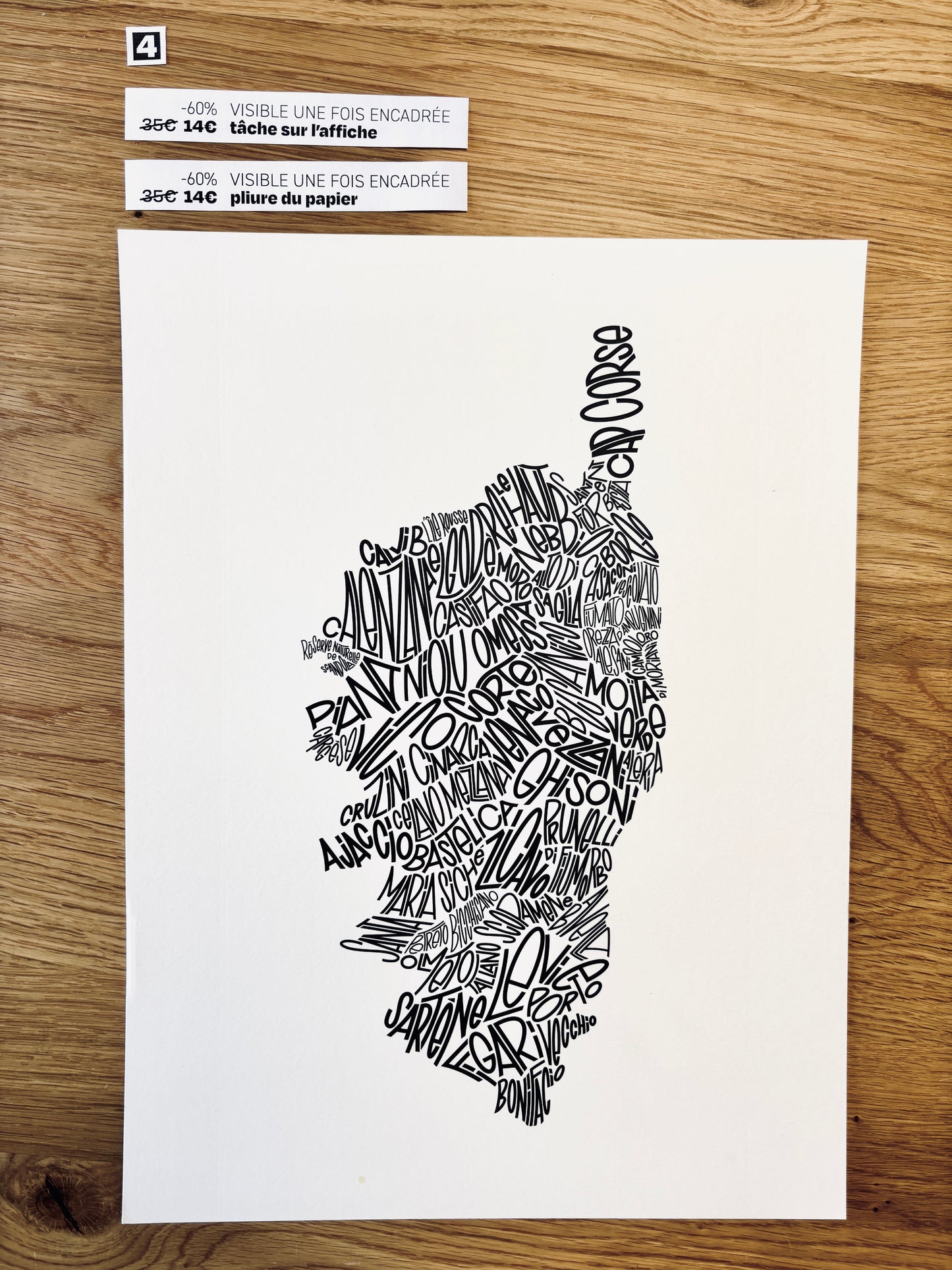 Les imparfaits - Corse 30x40cm