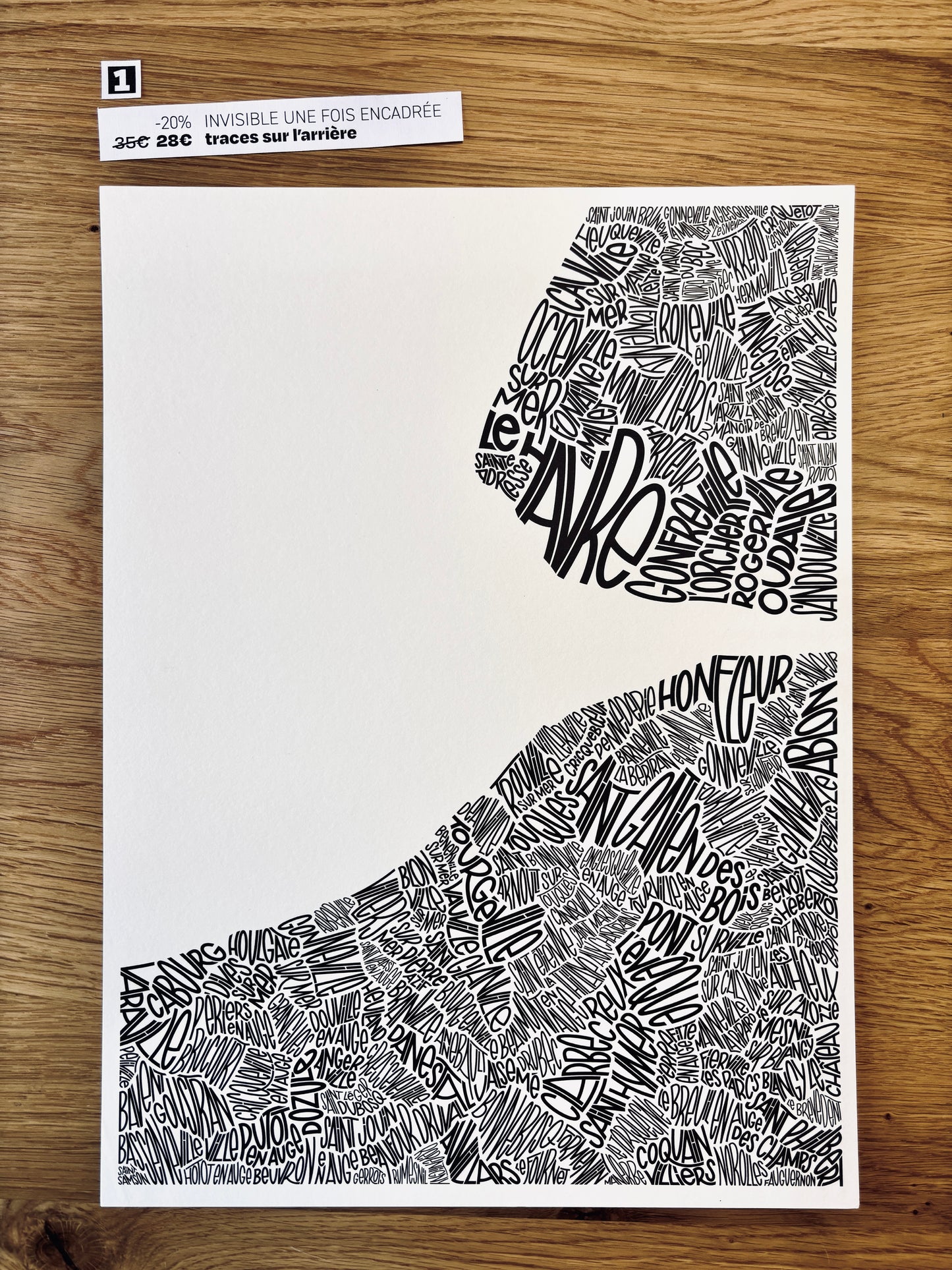 Les imparfaits - Côte Fleurie 30x40cm