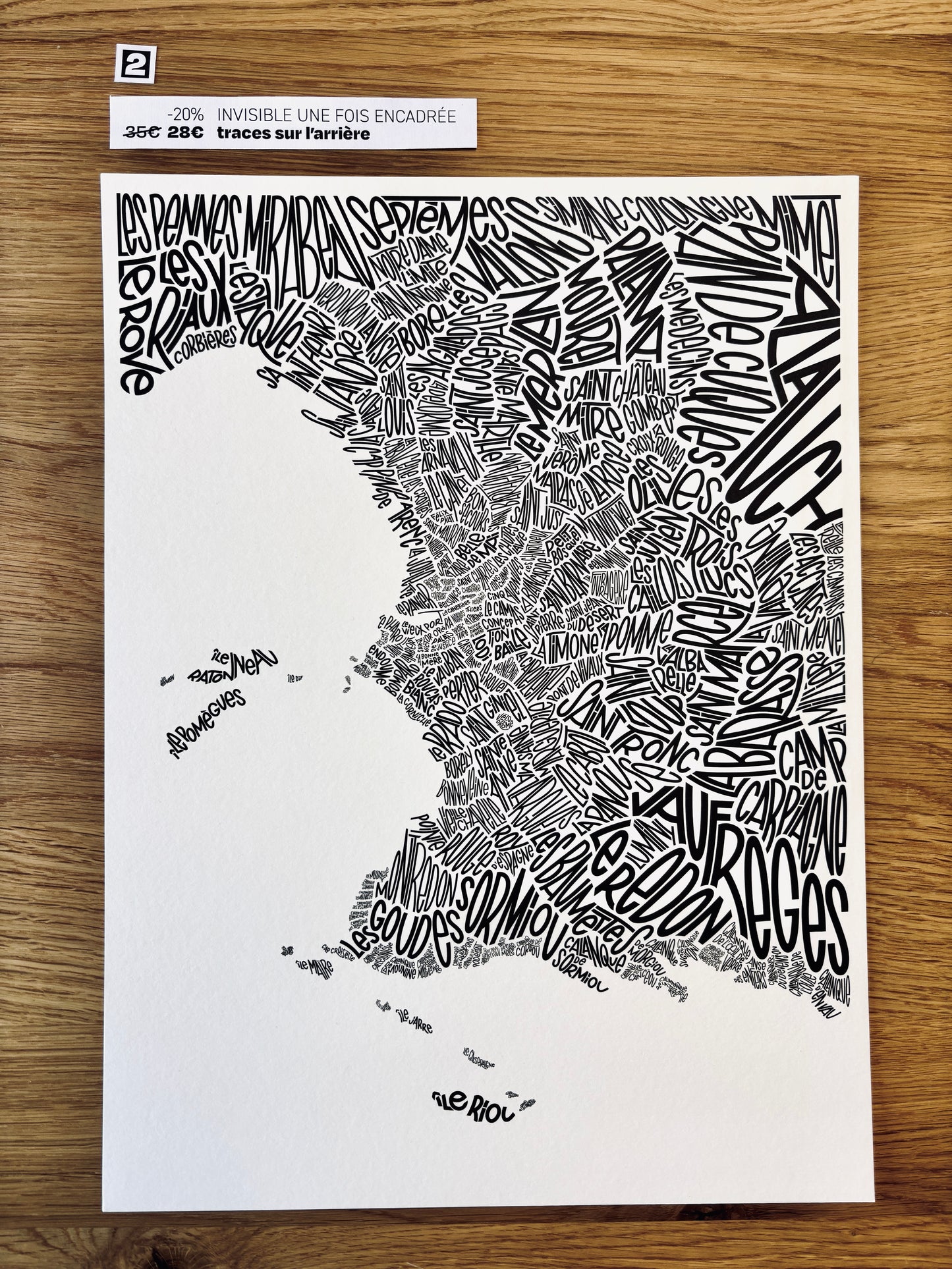 Les imparfaits - Marseille 30x40cm