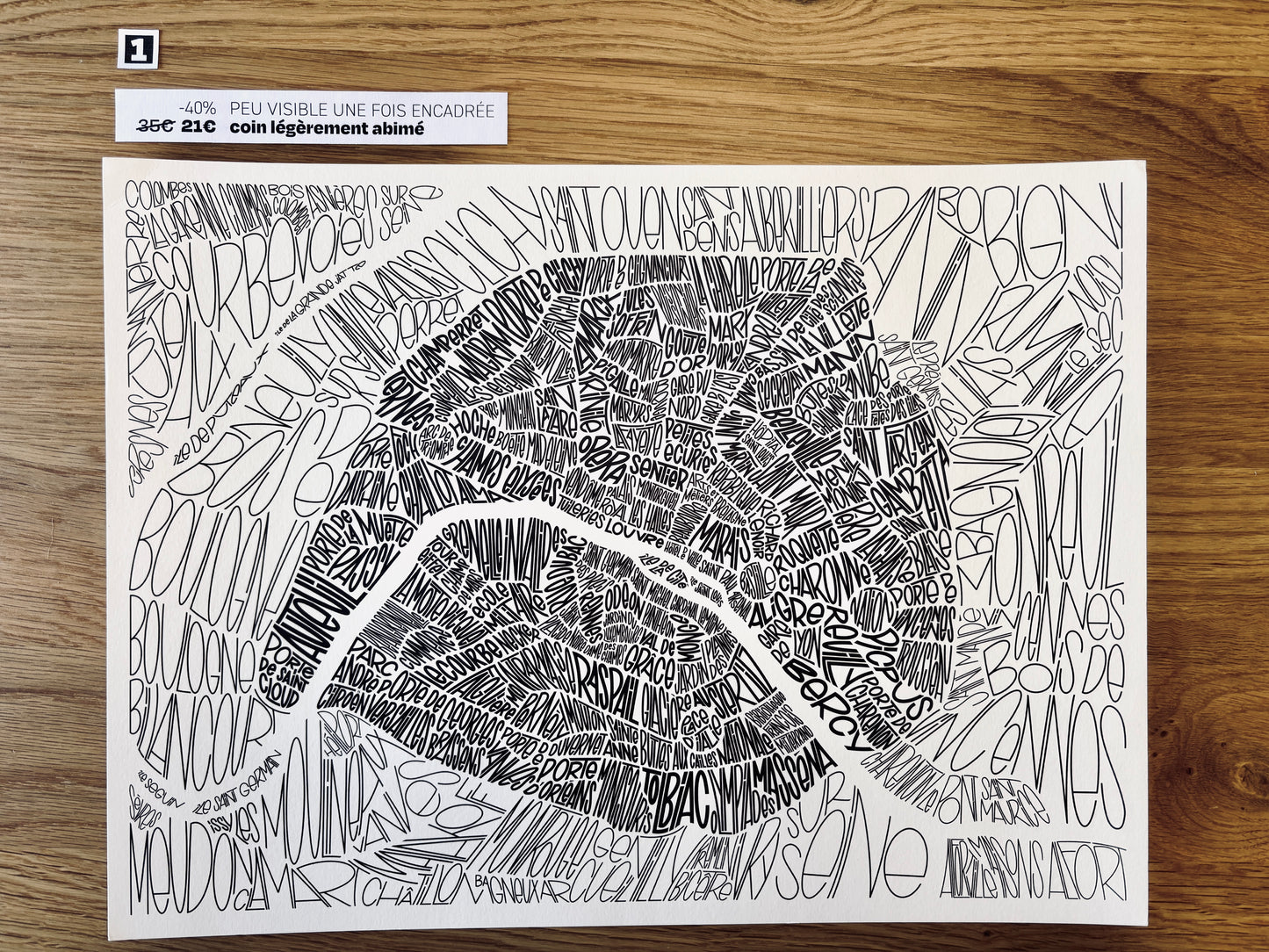Les imparfaits - Paris 30x40cm