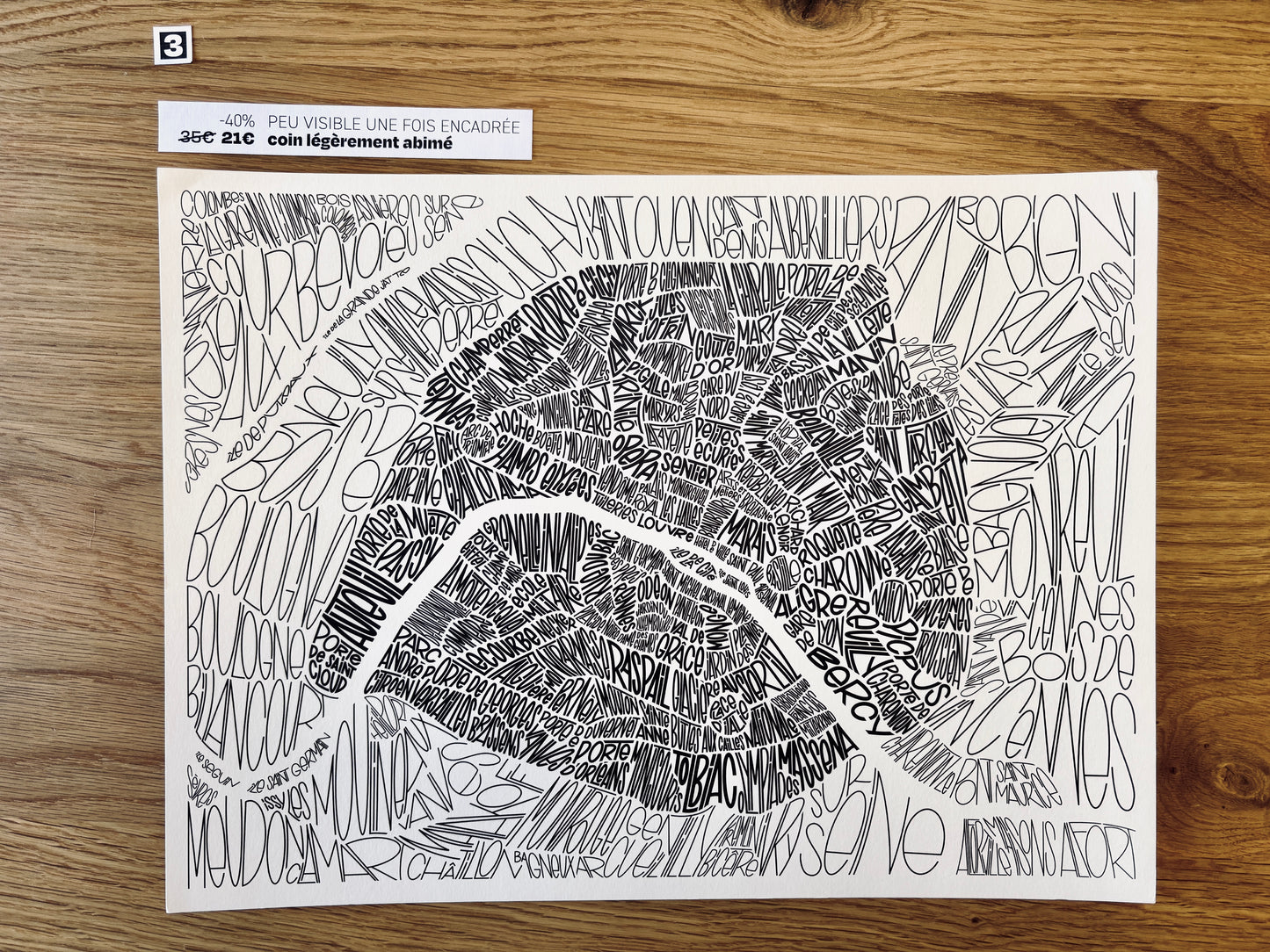 Les imparfaits - Paris 30x40cm