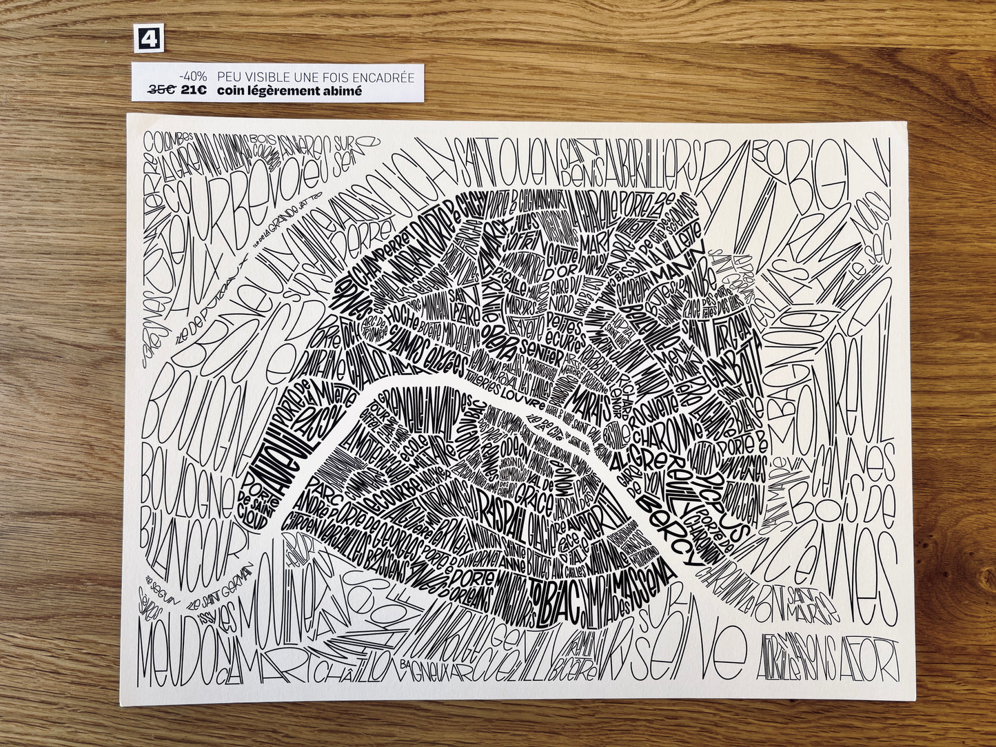 Les imparfaits - Paris 30x40cm