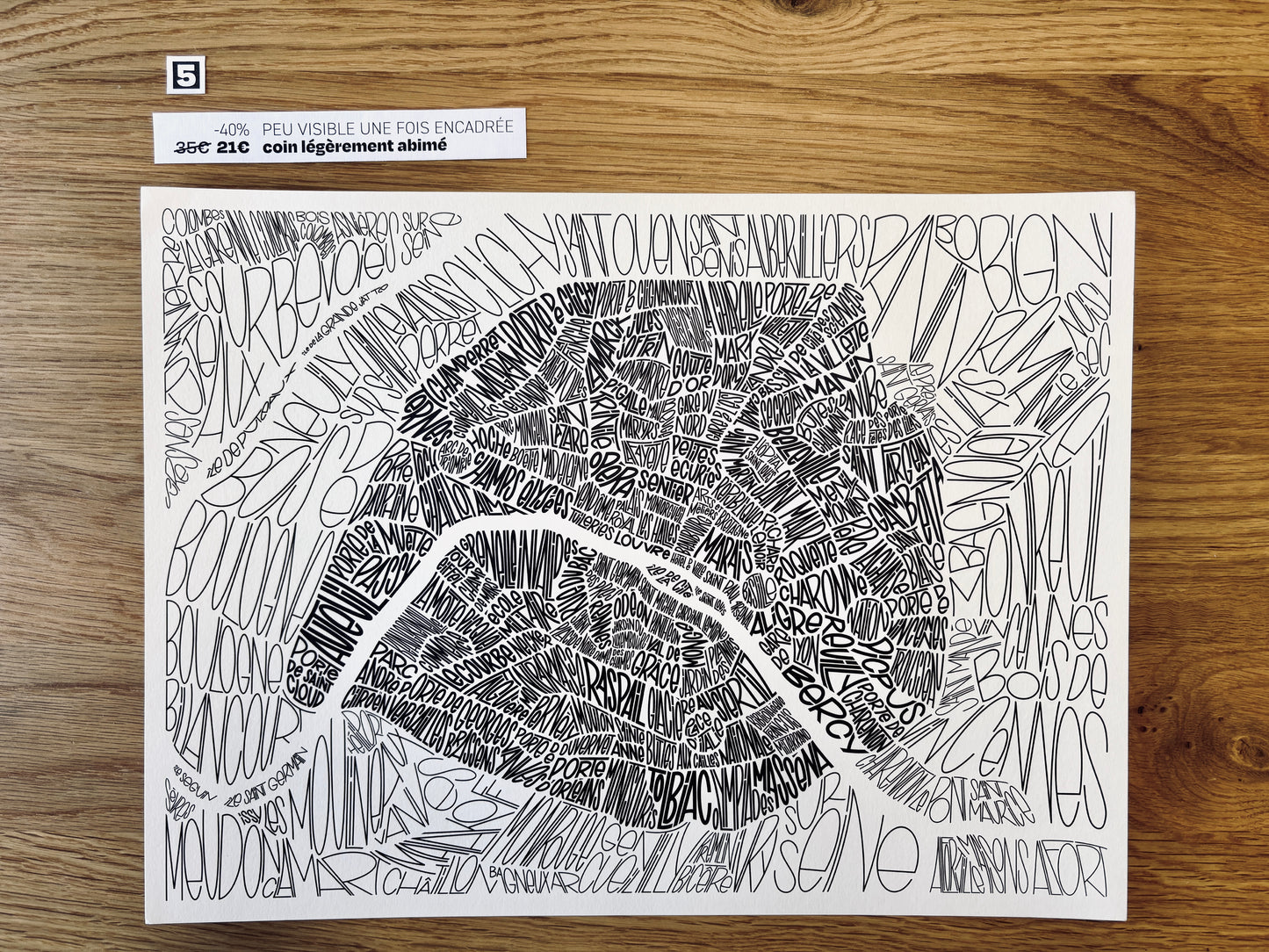Les imparfaits - Paris 30x40cm