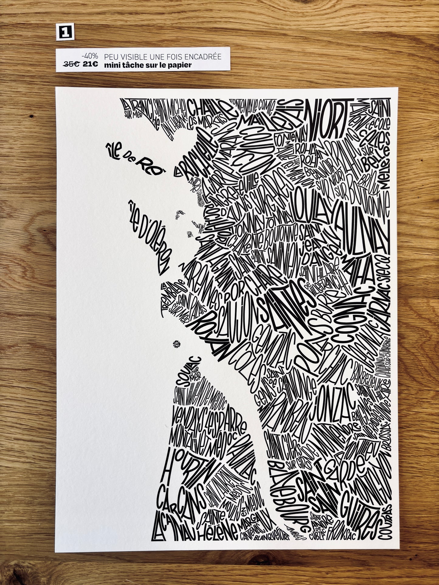 Les imparfaits - Charente-Maritime 30x40cm