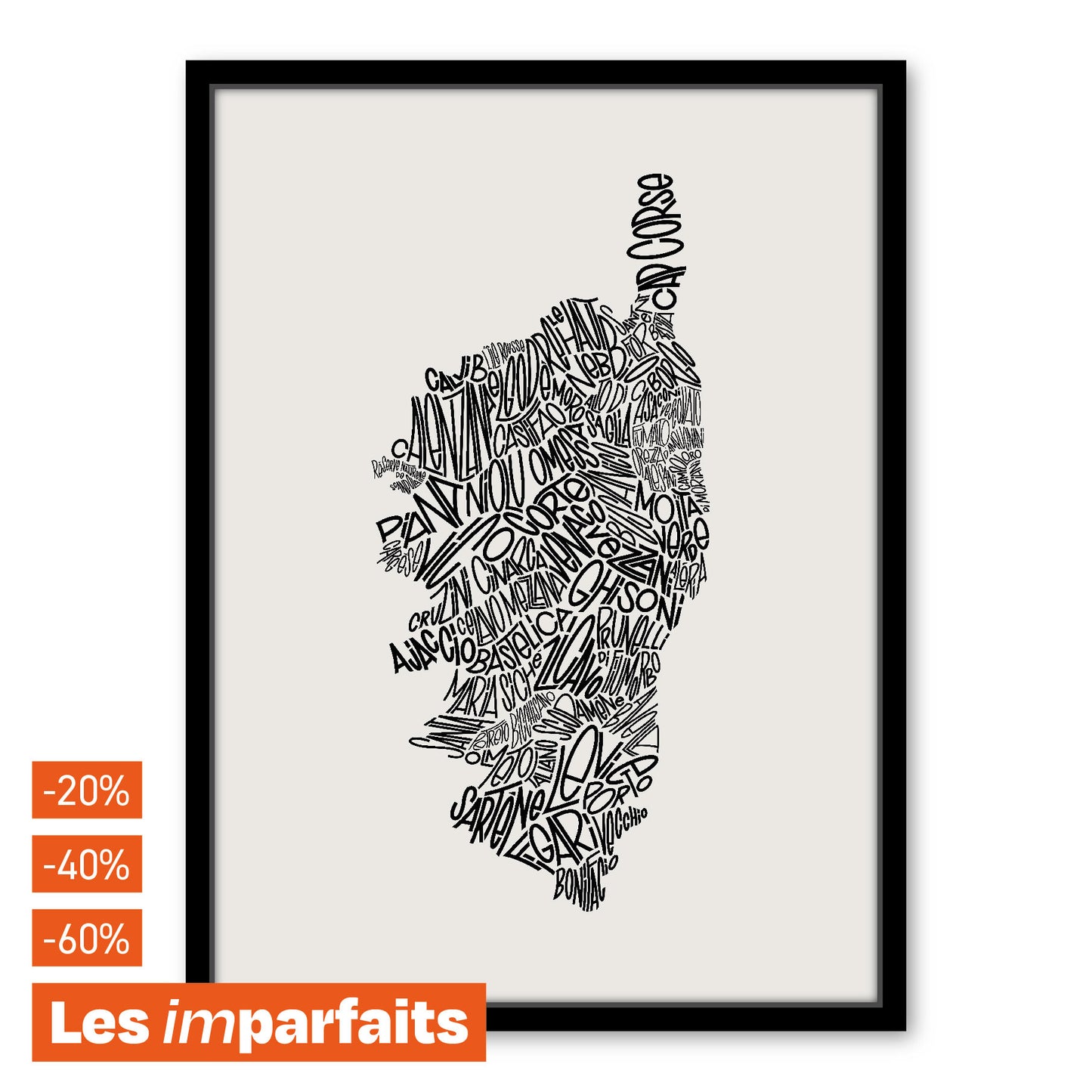Les imparfaits - Corse 30x40cm