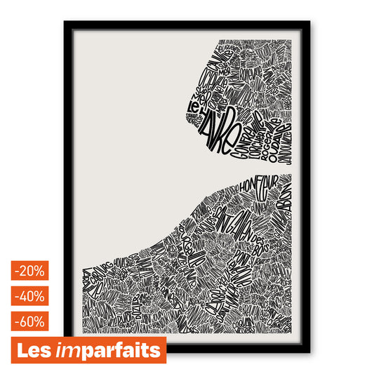 Les imparfaits - Côte Fleurie 30x40cm