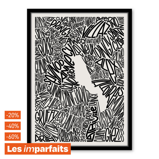 Les imparfaits - Lac d'Annecy 30x40cm