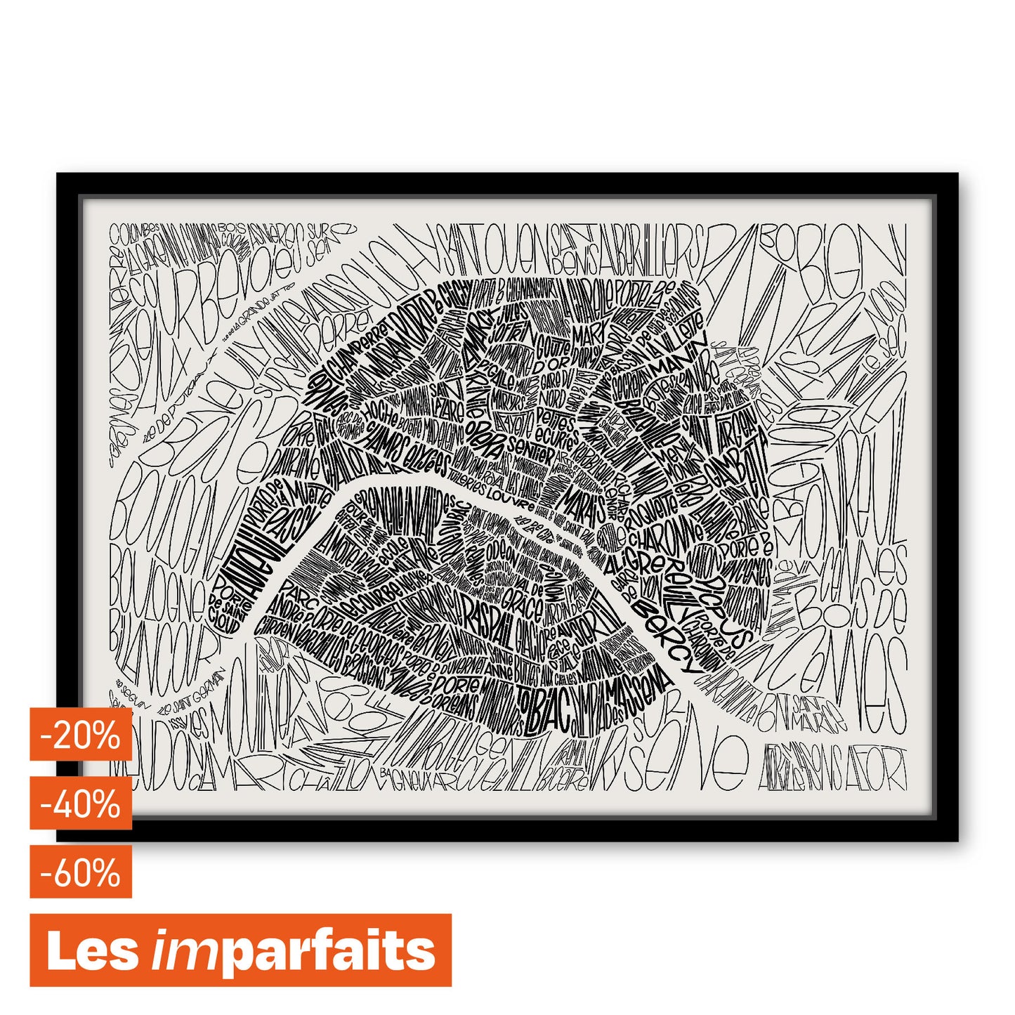 Les imparfaits - Paris 30x40cm
