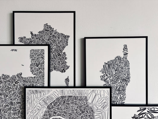 Affiche noir et blanc | Le guide pour décorer votre salon