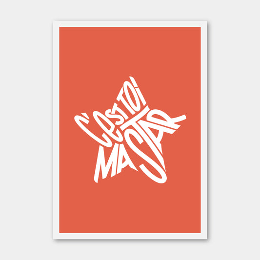 Carte postale - Ma star