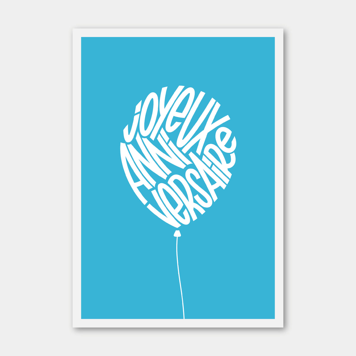Carte postale - Joyeux anniversaire