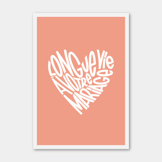 Carte postale - Mariage