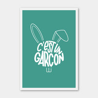 Carte postale - Naissance garçon