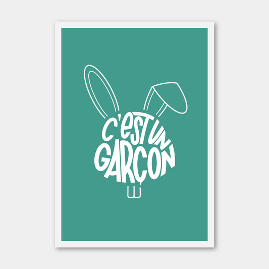 Carte postale - Naissance garçon