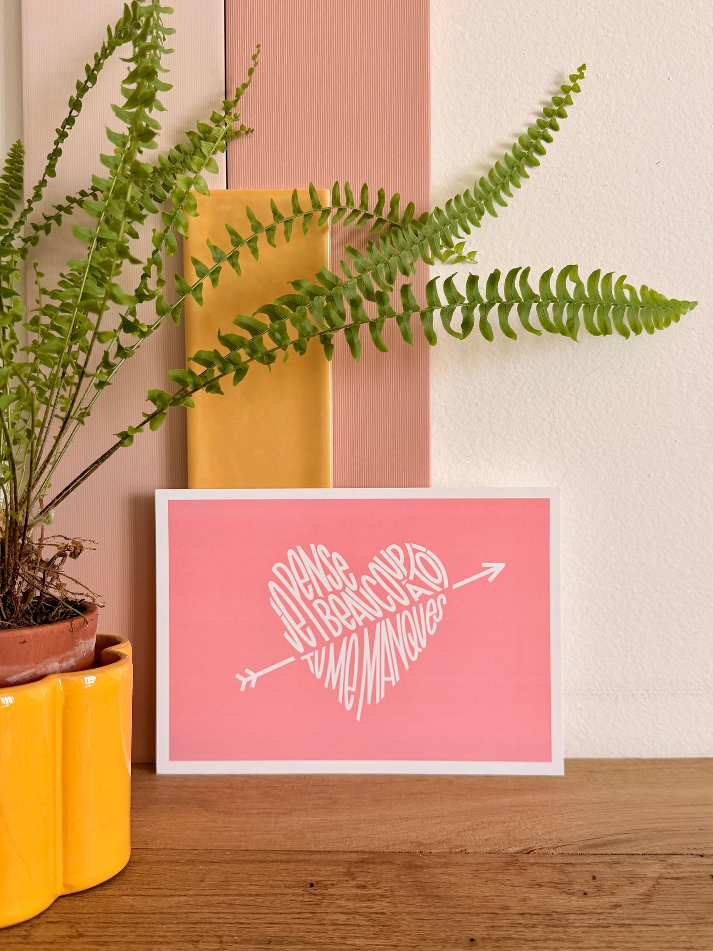 Carte postale - Tu me manques