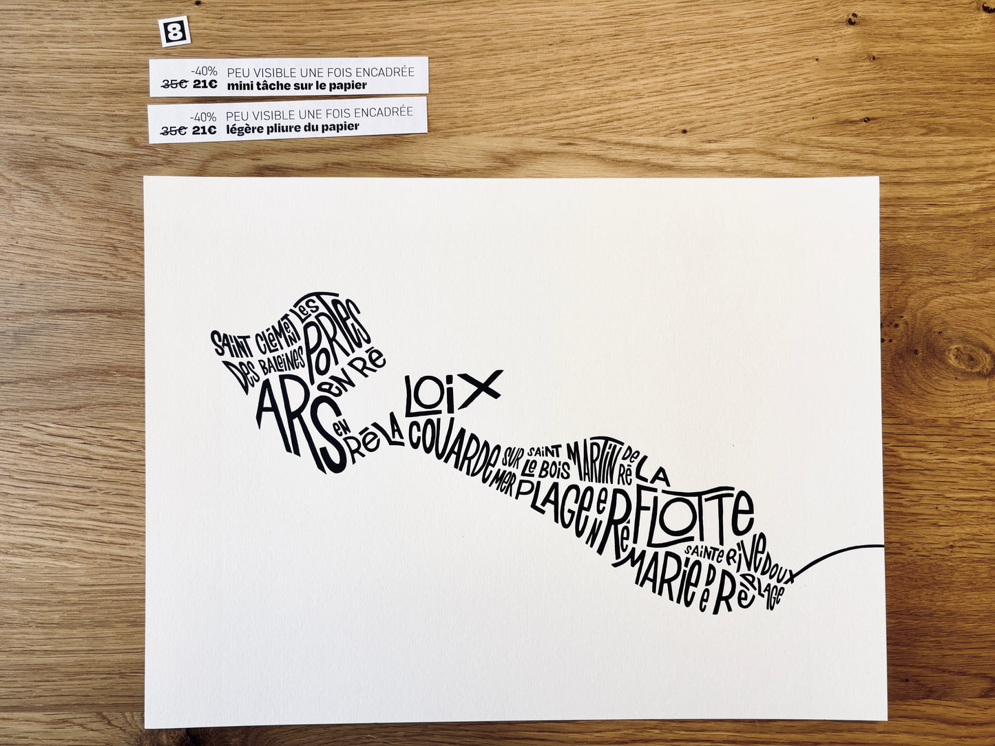 Les imparfaits - Île de Ré 30x40cm