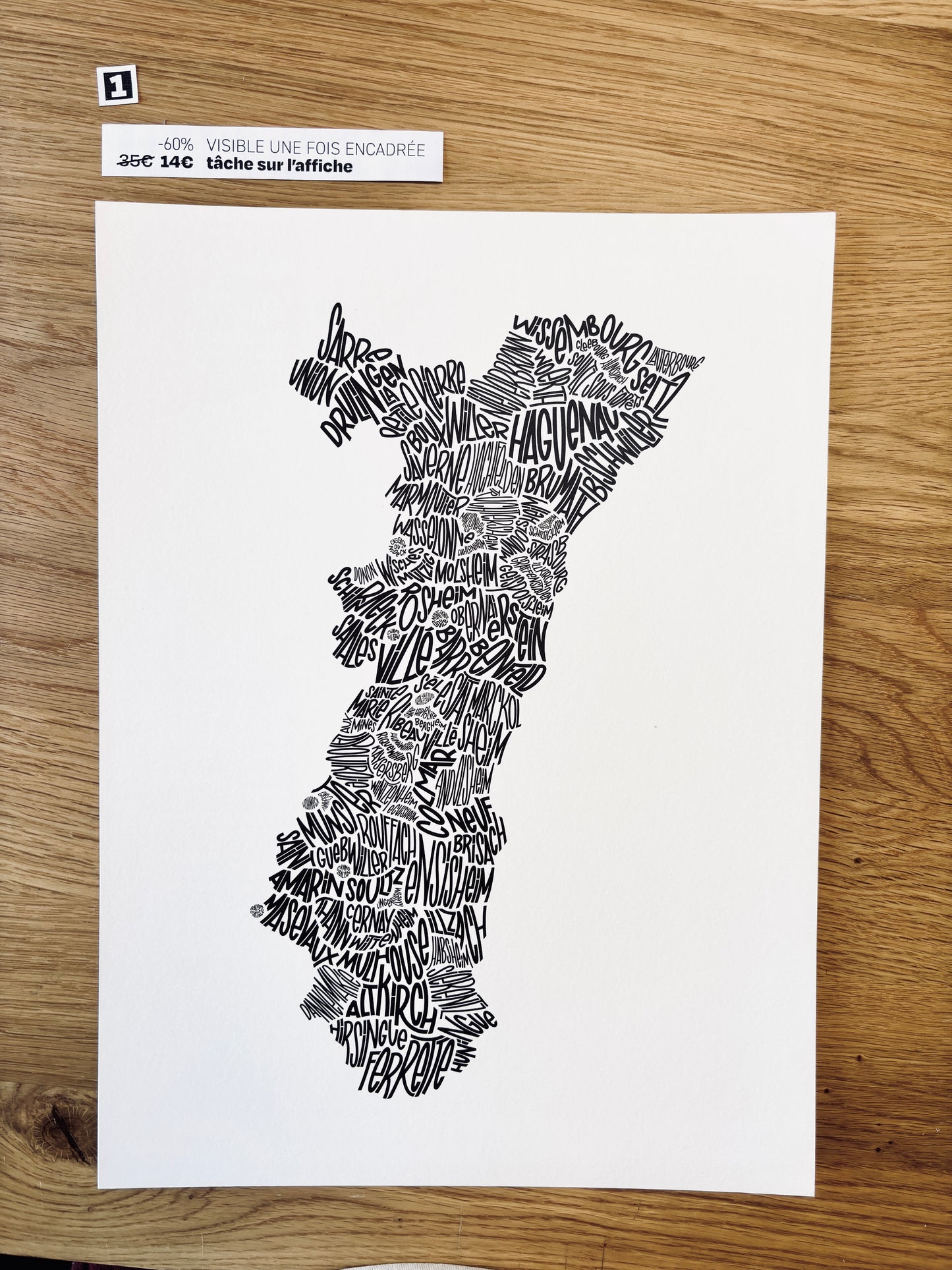 Les imparfaits - Alsace 30x40cm
