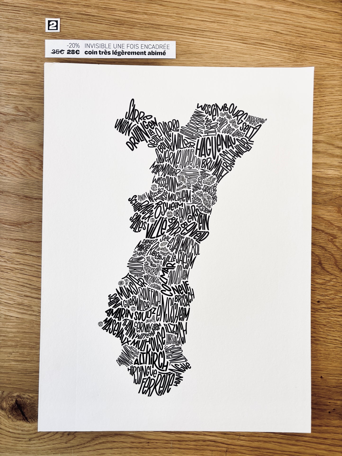 Les imparfaits - Alsace 30x40cm