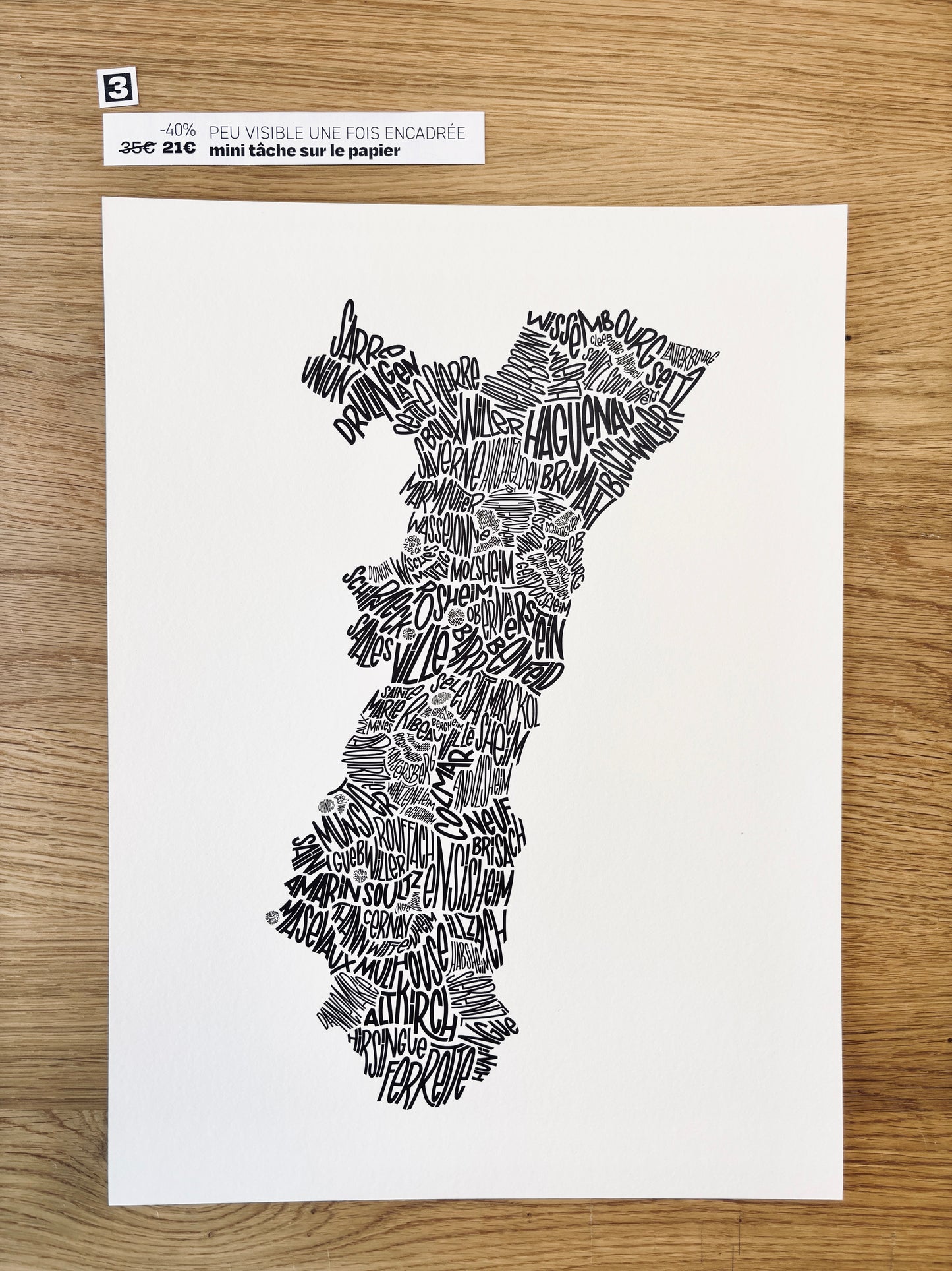 Les imparfaits - Alsace 30x40cm