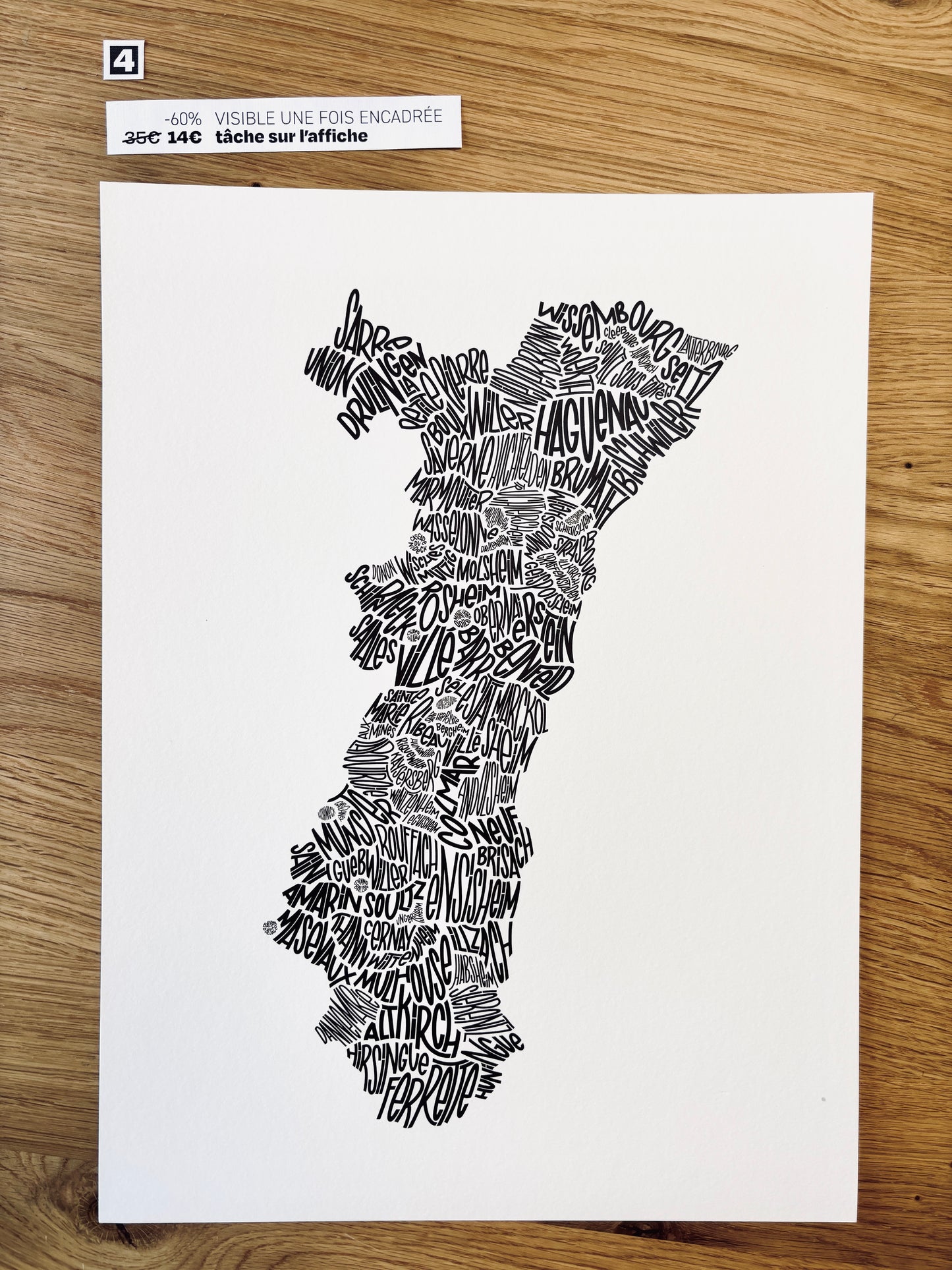 Les imparfaits - Alsace 30x40cm
