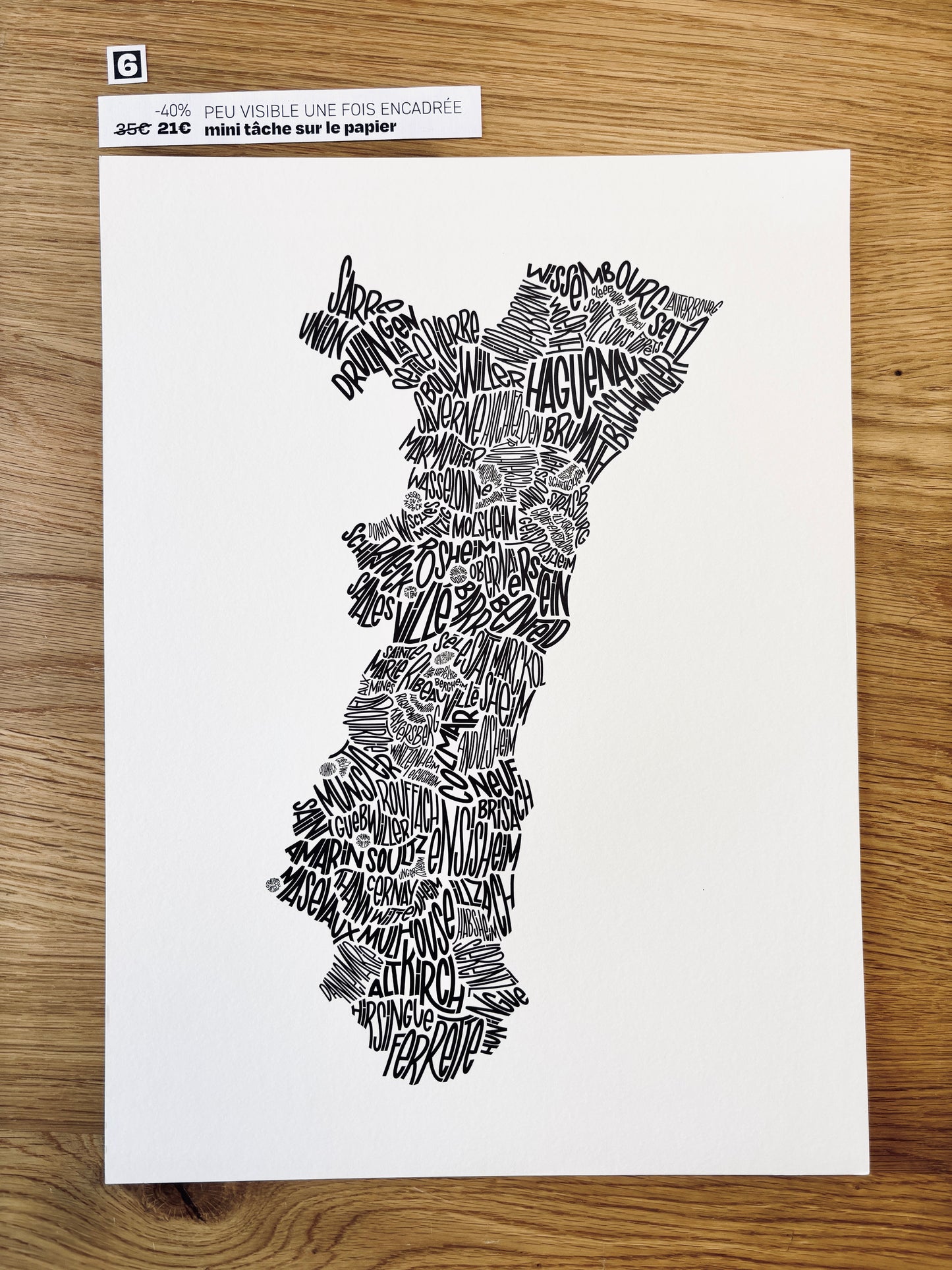 Les imparfaits - Alsace 30x40cm
