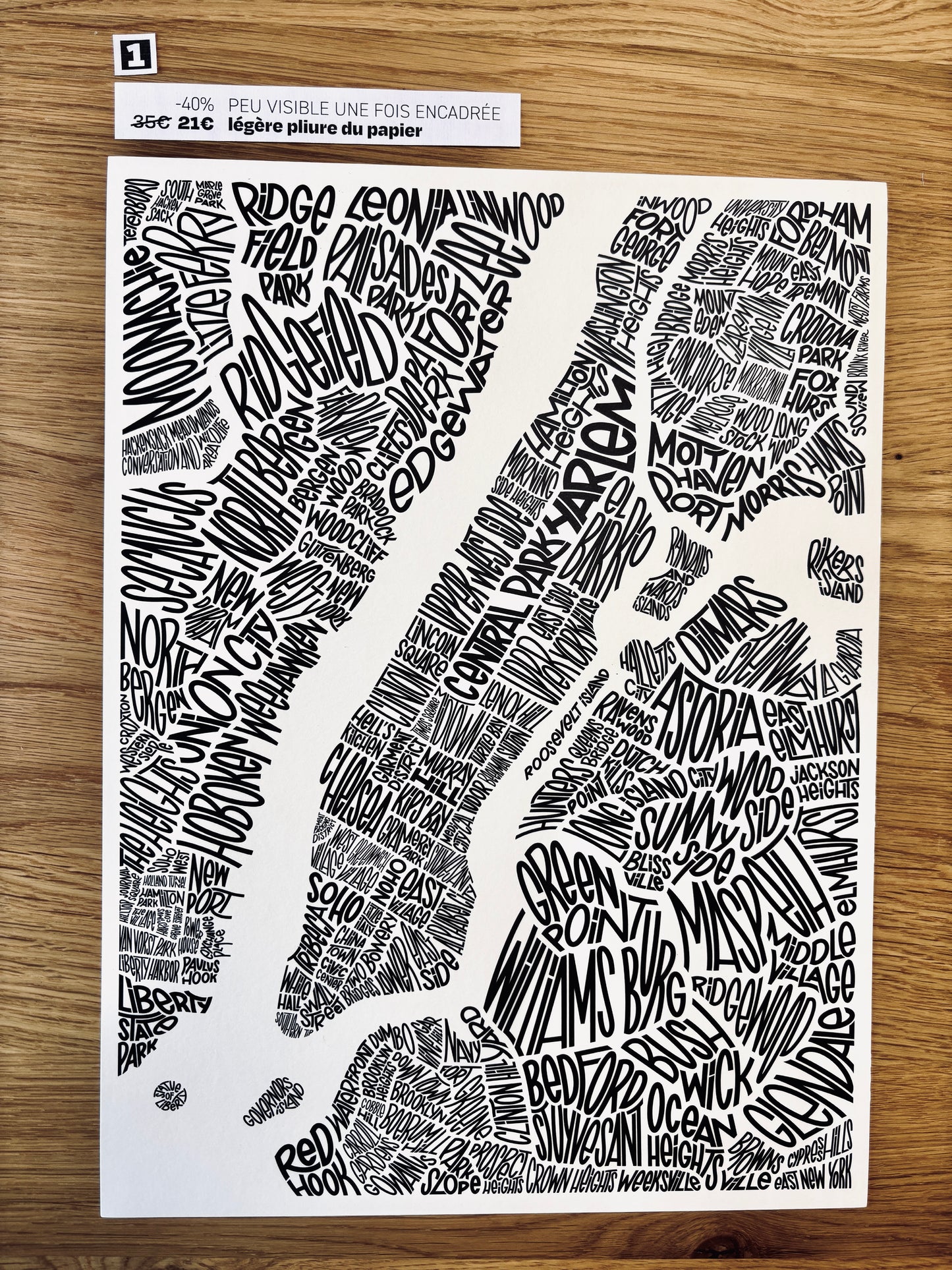 Les imparfaits - New York 30x40cm
