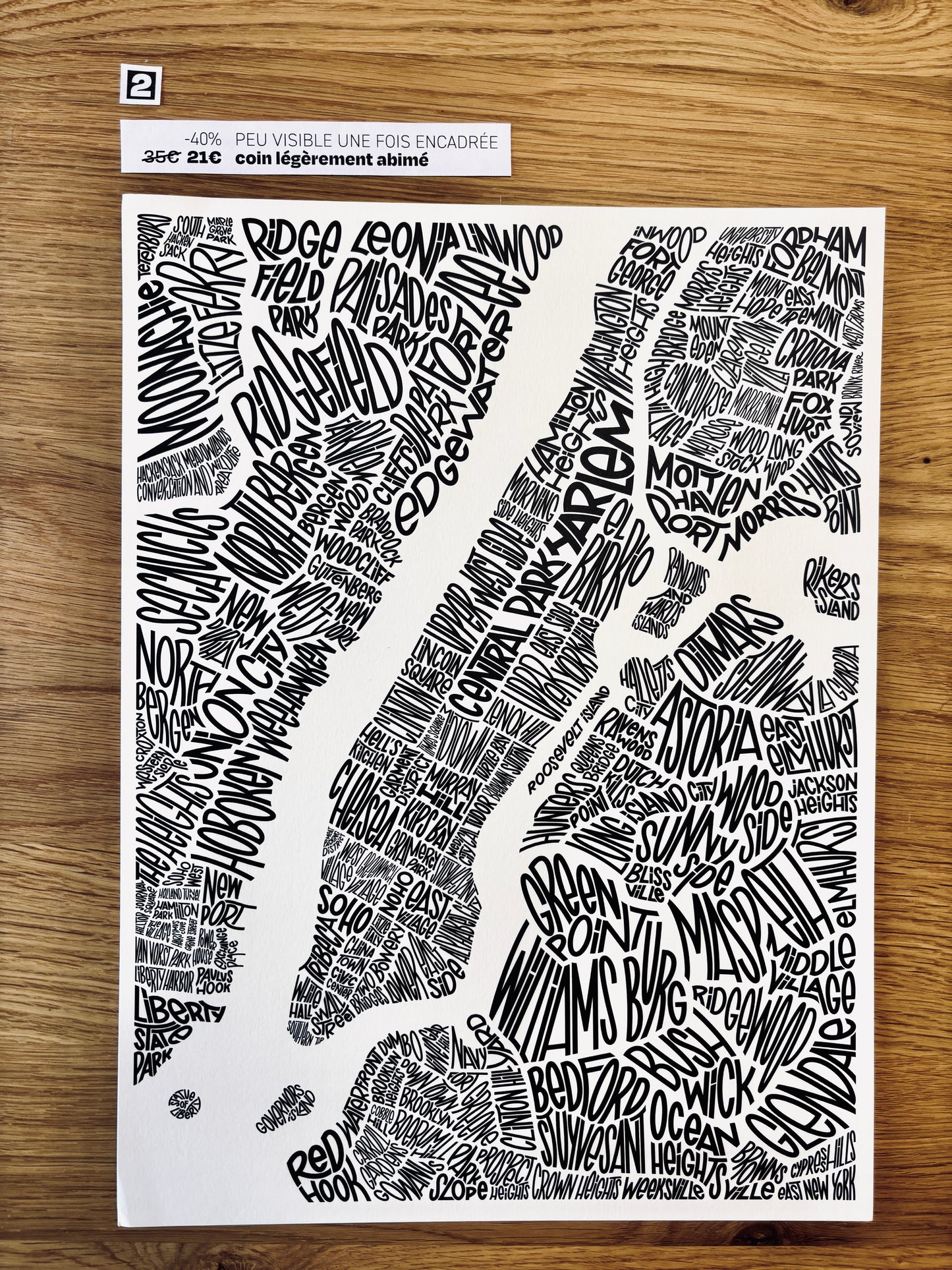 Les imparfaits - New York 30x40cm