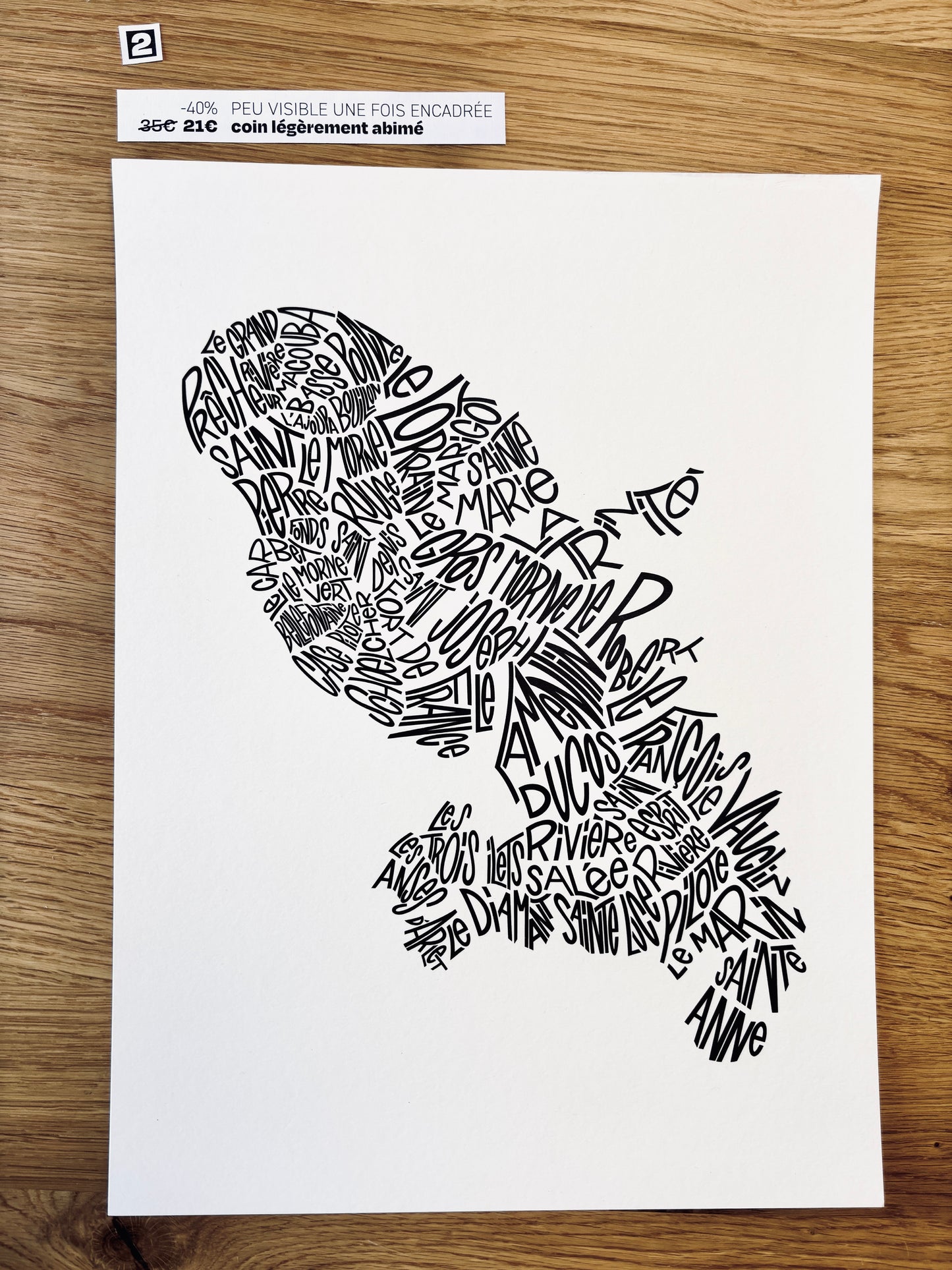 Les imparfaits - Martinique 30x40cm