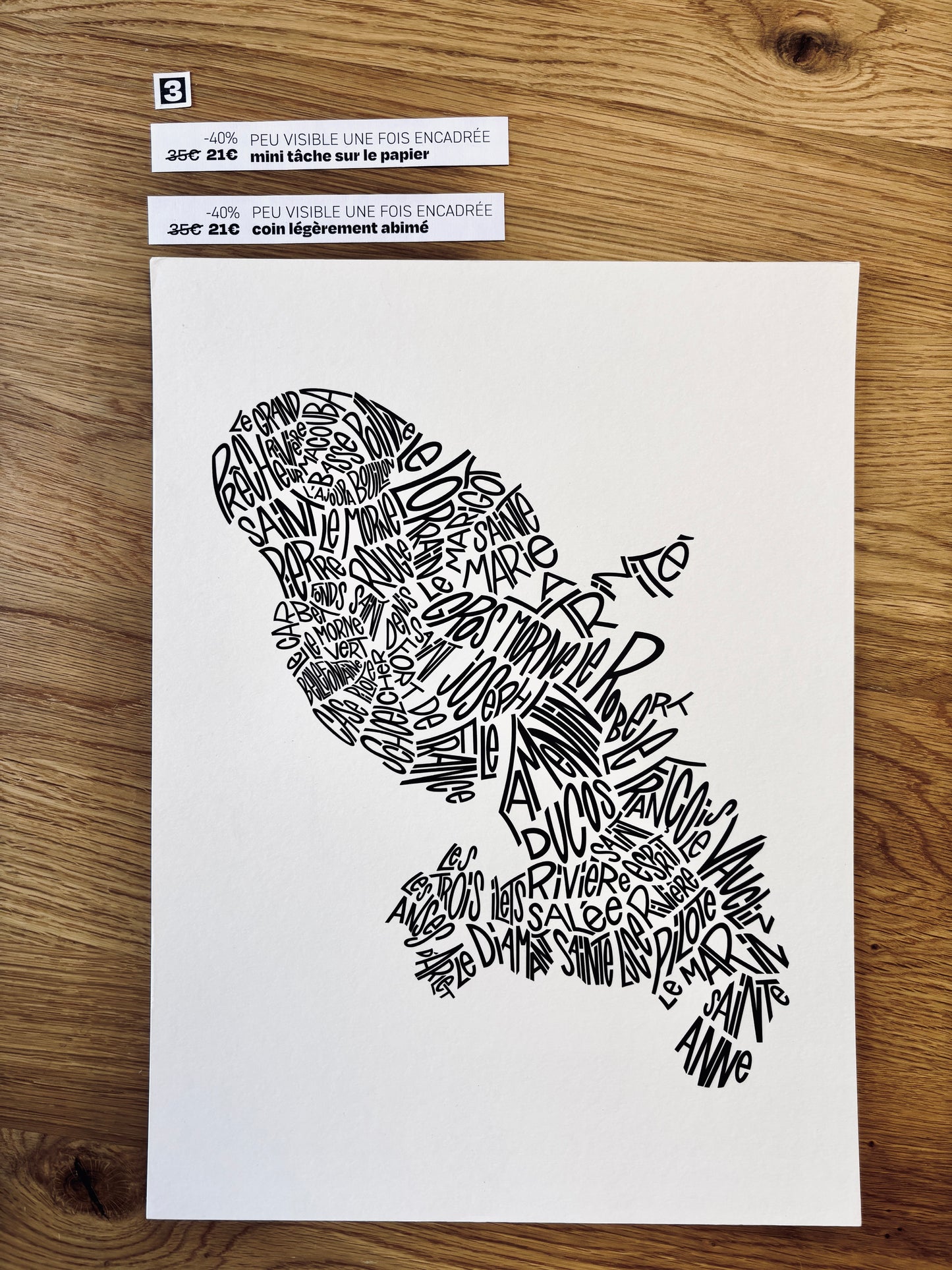 Les imparfaits - Martinique 30x40cm
