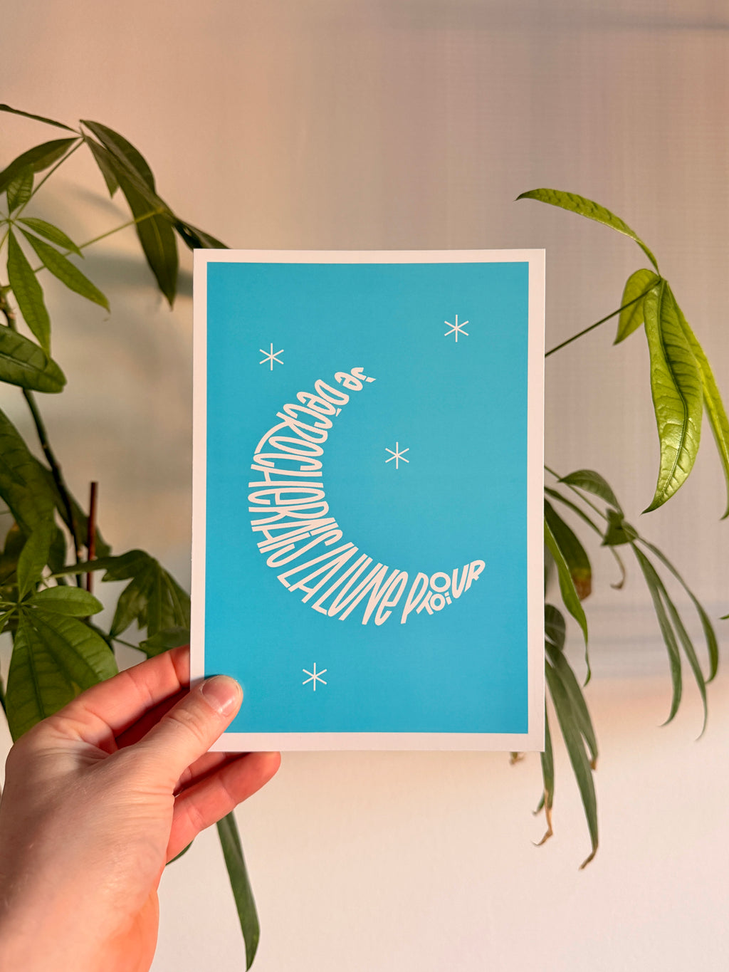 Carte postale - Je décrocherais la Lune