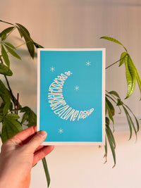 Carte postale - Je décrocherais la Lune