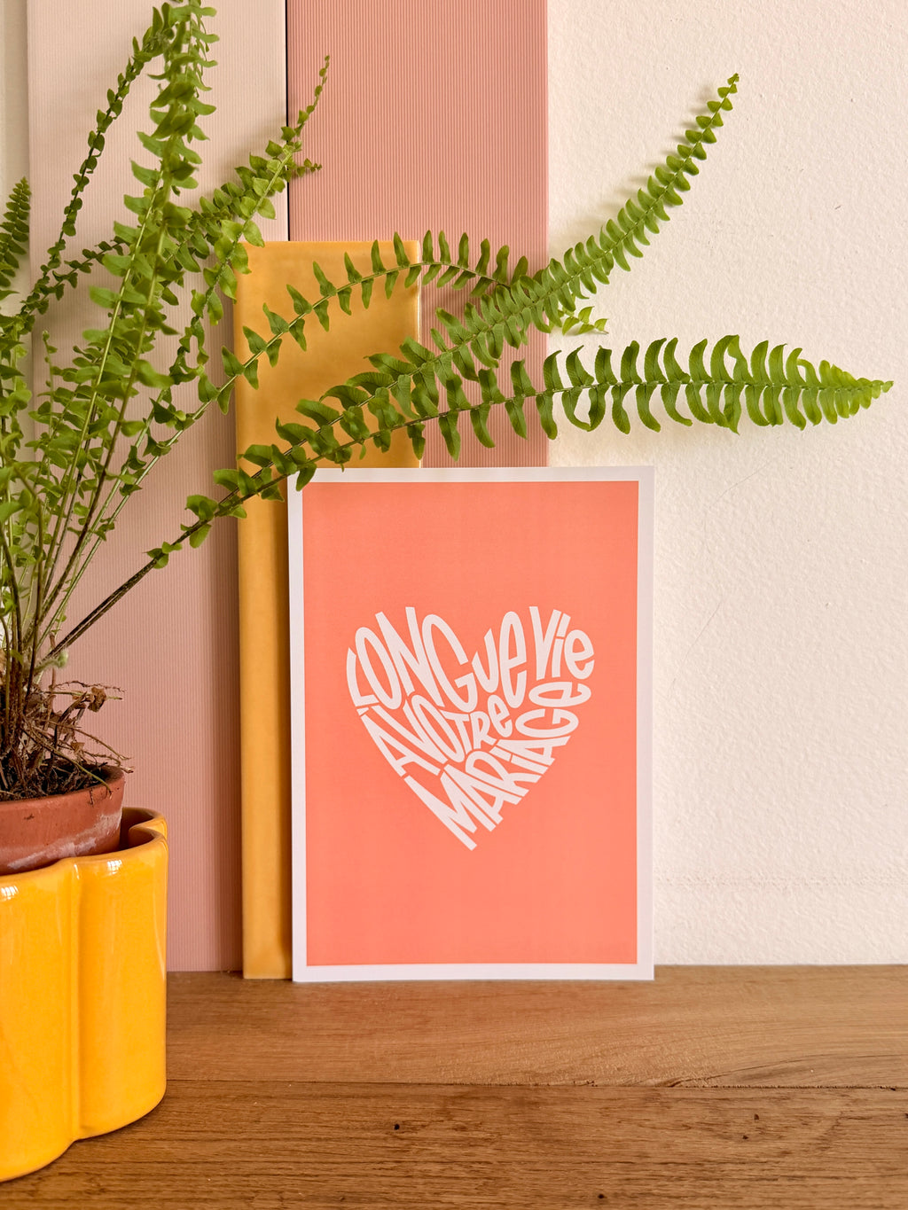 Carte postale - Mariage