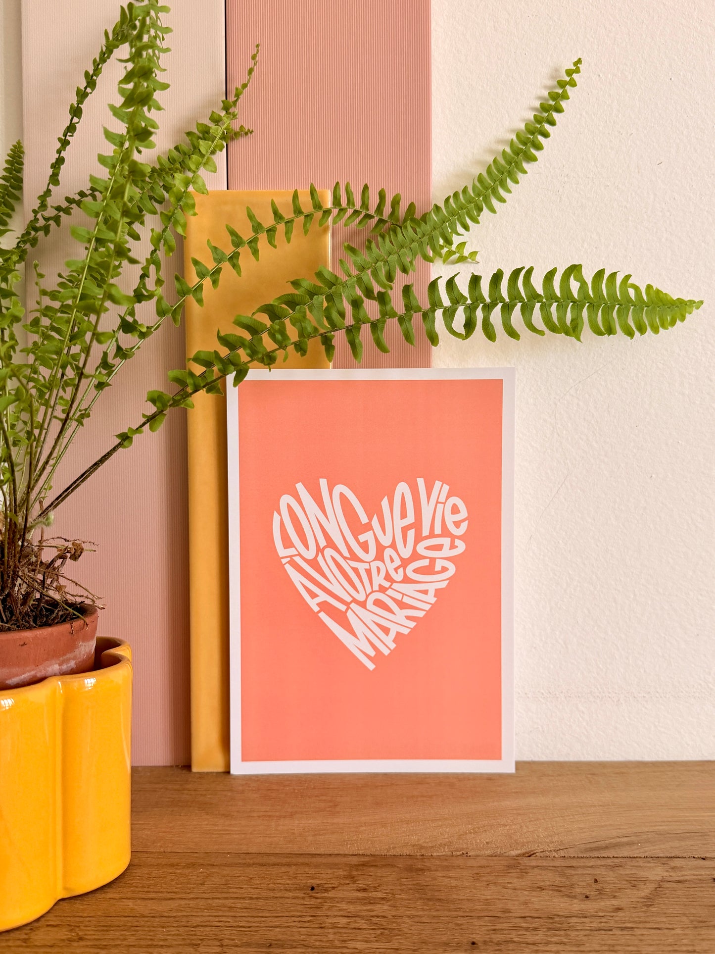 Carte postale - Mariage