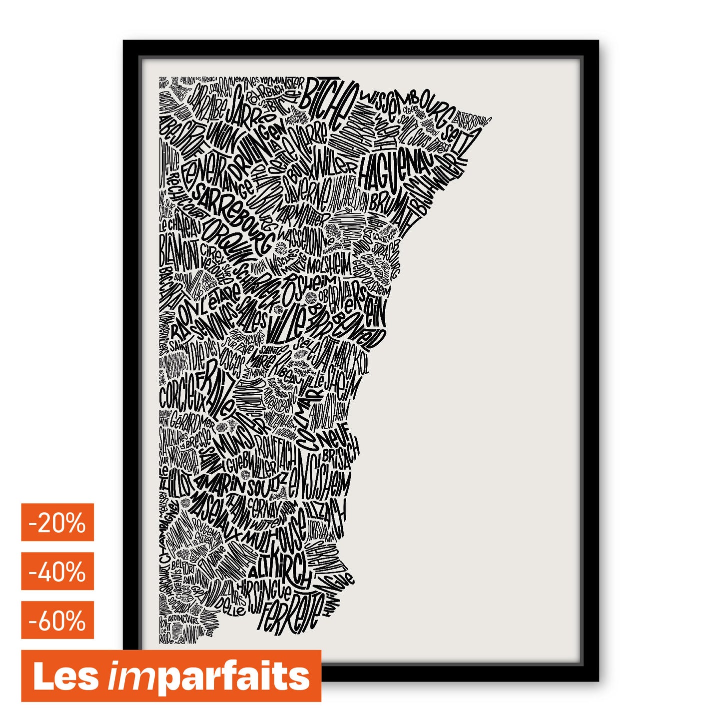 Les imparfaits - L'Est 30x40cm