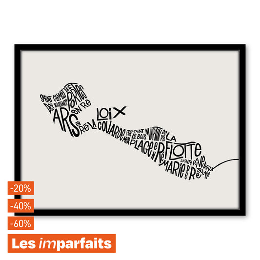 Les imparfaits - Île de Ré 30x40cm